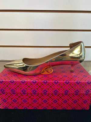 10.5 Tory Burch Gold Heels