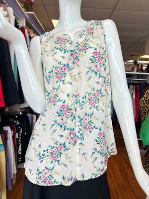 Size S Daniel Rainn Pink/cream/green Sleeveless