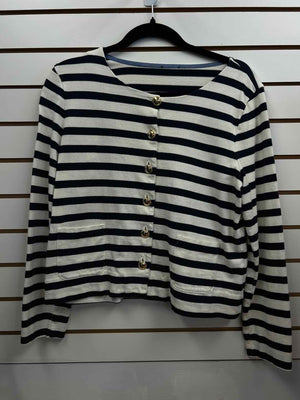 Navy & White Sweater