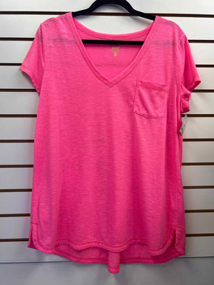 Size L Lilly Pulitzer Hot Pink Casual Top