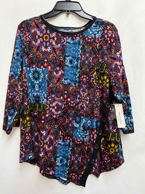 Size PXL Westbound Multi-Color Long Sleeve Top
