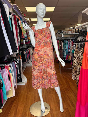 Size XS Knox Rose Peach Print Dress