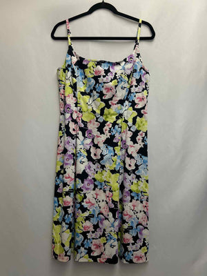 Size 10 Evan-Picone Black Multi Sundress