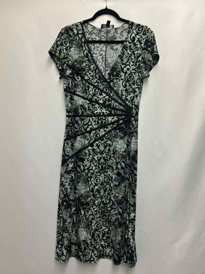 Size 10 Connected Green/Black Dress
