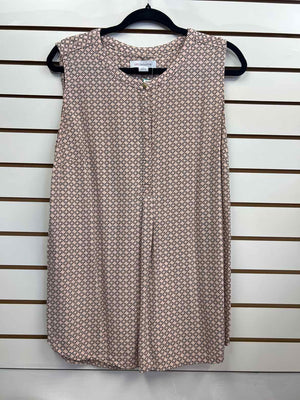 Size L Liz Claiborne Pink Print Sleeveless