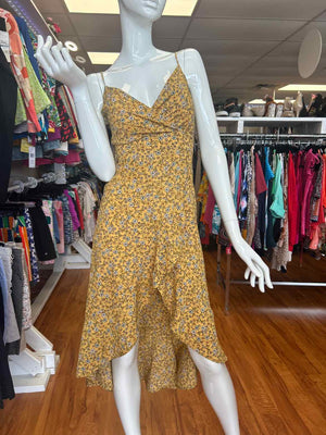 Size XS No Boundries Gold Dress