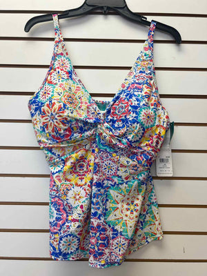 Size 38D Sunsets Multi-Color Tops