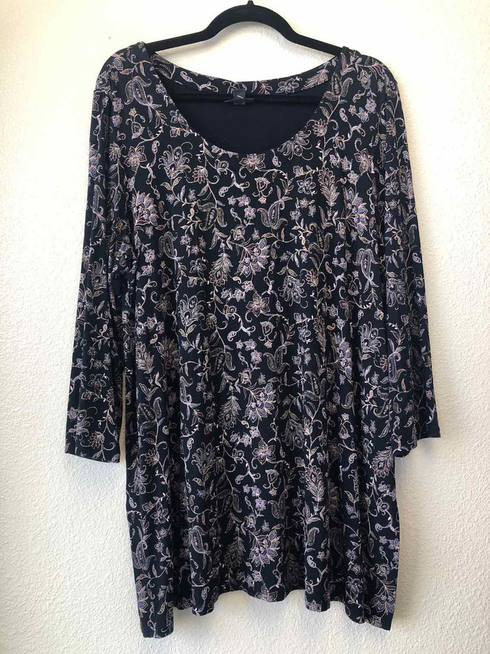 Size L J. Jill Black & Tan Tunic