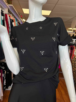 Size S Kate Park Black Casual Top