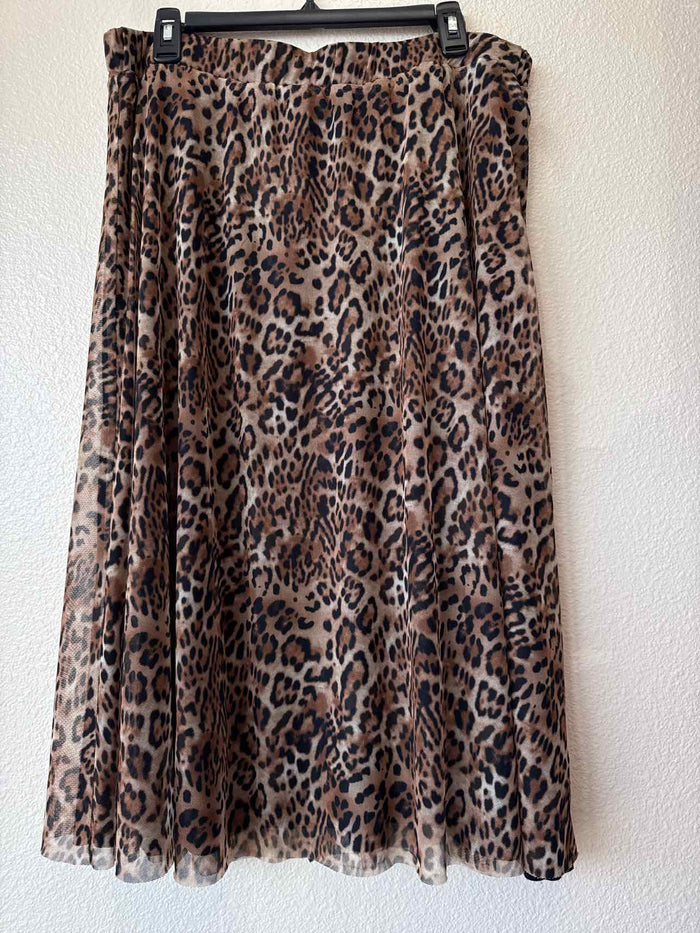 Size L Chico's Brown Skirt