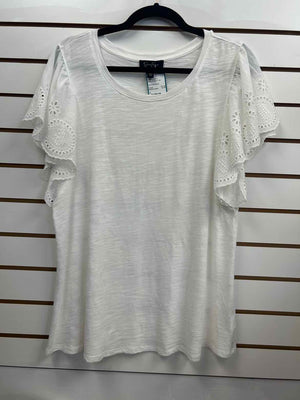 Size L Jessica Simpson White Long Sleeve Top