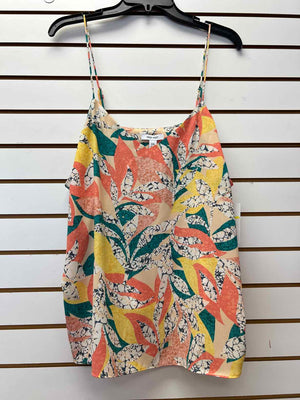 Size XXL Nine West Teal/peach/yllw Shirt