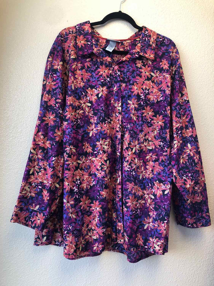 Size 3X Catherine's Purple Blouse