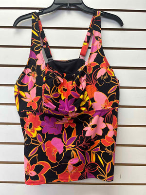 Size 16W Land's End Black Multi Tops