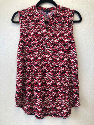 Size M Ava & Grace red black tan Sleeveless