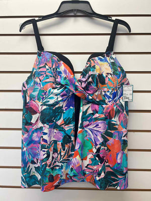 Size 42DD Black Print Tops