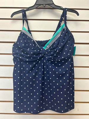 Size 42DD Lascana Navy & White Tops