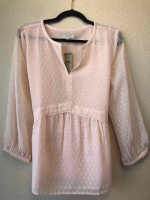 Size PL Loft Peach Blouse