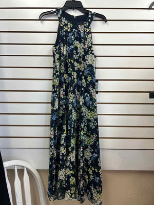 Size 8P Tommy Hilfiger Blue Print Sleeveless Dress
