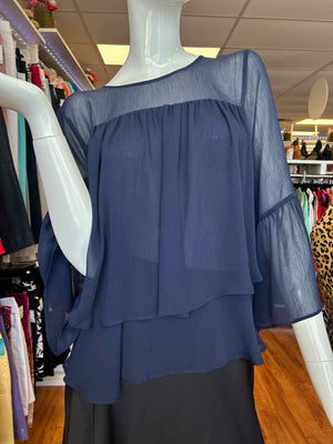 Size XS A New Day Navy Blouse