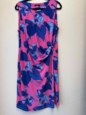Size 16 Tommy Hilfiger Pink & Blue Sleeveless Dress
