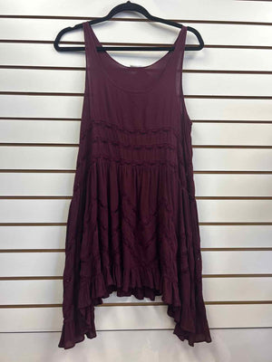 Size S Free People Maroon Tank Top