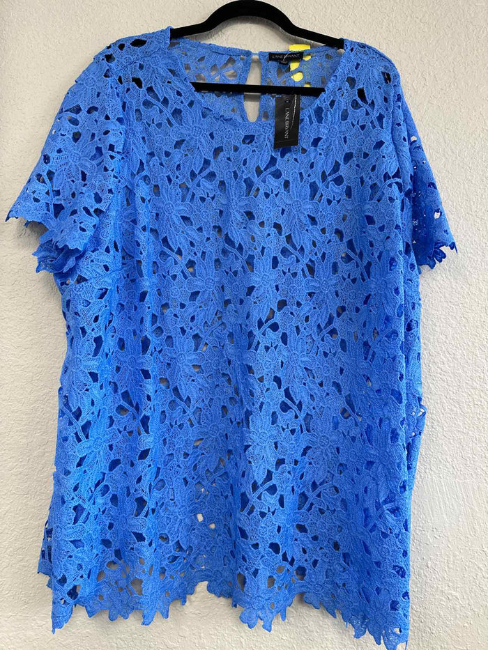 Size 22 Lane Bryant Blue Casual Top