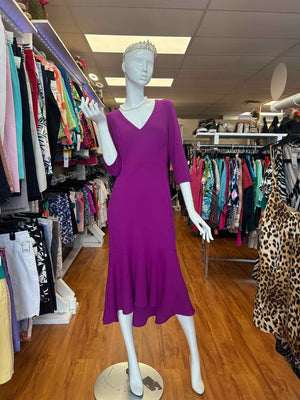 Size 8 Joseph Ribkoff Purple Dress