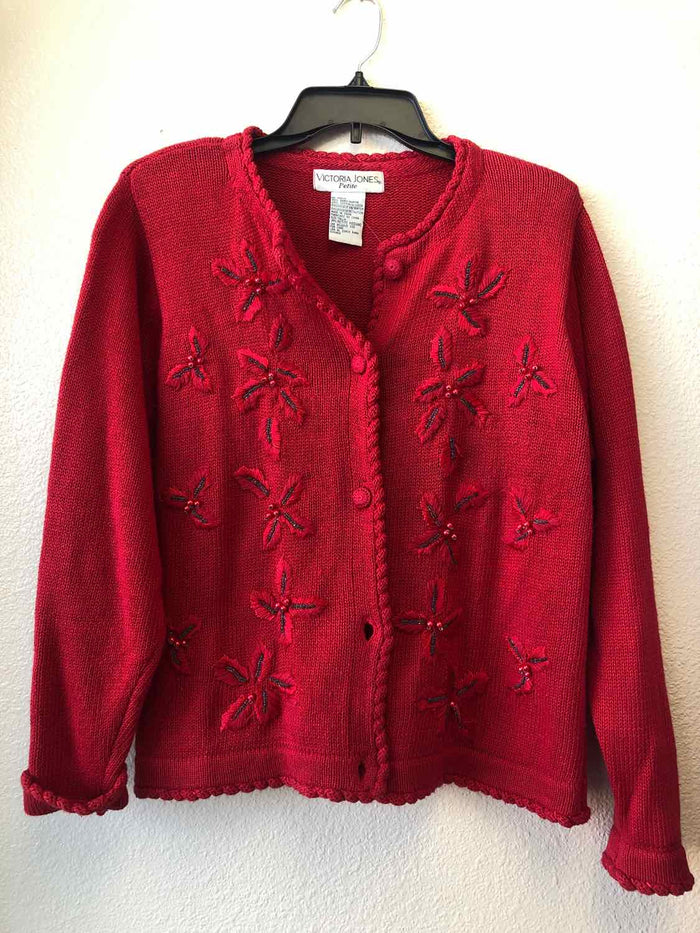 Size PM Victoria Jones Red Sweater