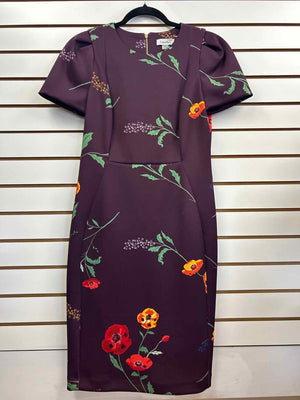 Size M Calvin Klein Purple Print Dress