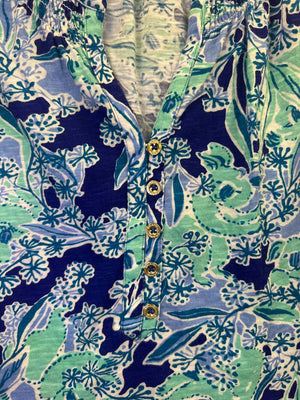 Size XS Lilly Pulitzer Blue Print Tank Top