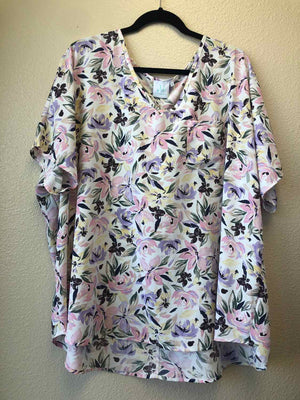 Size M Mint Multi-Color Casual Top