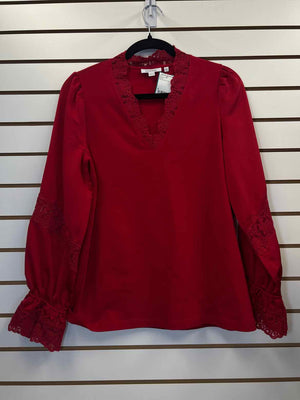 Size S Chico's Red Long Sleeve Top