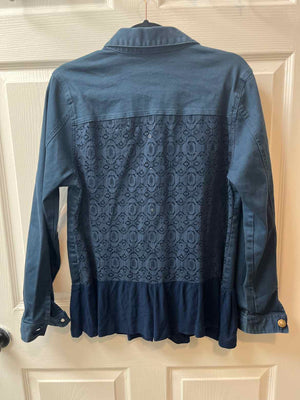 Size L/XL Simply Noelle Blue Jacket