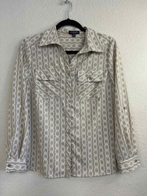 Size PM Notations Beige Button Down
