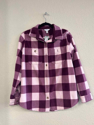 Size M Time & Tru Purple Print Jacket